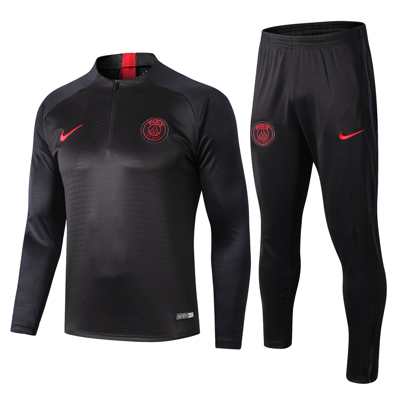 Psg tracksuit black sales and red